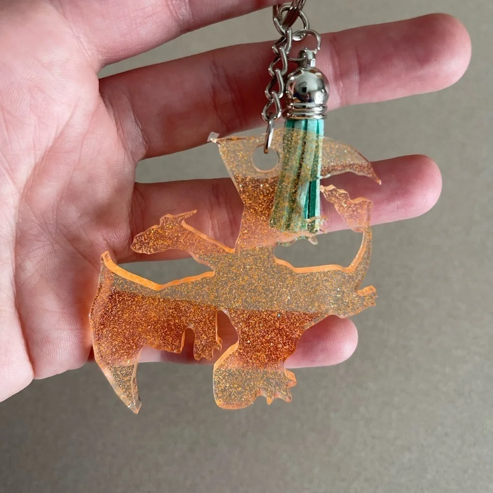 Handmade Pokemon - Charizard Keychain